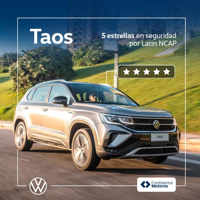 Blog-Continental-Motores-Volkswagen-Taos-obtiene-cinco-estrellas-de-seguridad-en-nuevos-protocolos-de-Latin-NCAP-uno